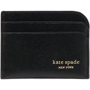image:imagekate spade new york Devin Wavy Leather Card HolderBlack