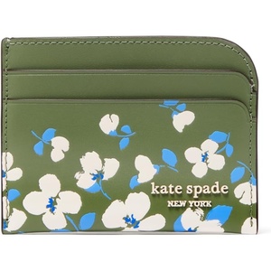 image:imagekate spade new york Devin Wavy Leather Card HolderFloral Cedar Stand