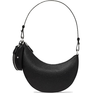 image:imagekate spade new york Duo Pebbled Leather Mini Shoulder BagBlackSilver