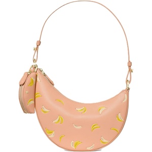 image:imagekate spade new york Duo Pebbled Leather Mini Shoulder BagLight Cantaloupe Banana