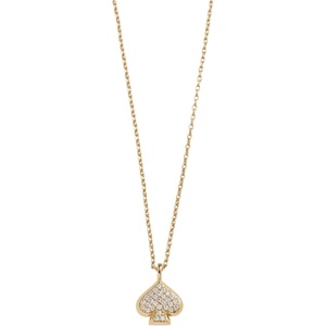 image:imagekate spade new york Everyday Spade Pave Mini PendantClearGold