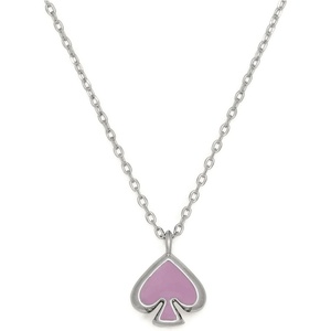 image:imagekate spade new york Everyday Spade Pave Mini PendantLavender Frost