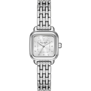 image:imagekate spade new york Gracie Square Womens Watch with Stainless Steel Bracelet or Leather BandSilver
