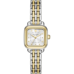 image:imagekate spade new york Gracie Square Womens Watch with Stainless Steel Bracelet or Leather BandTwo Tone