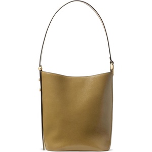 image:imagekate spade new york Halo Woven Leather BucketGlazed Dried Thyme