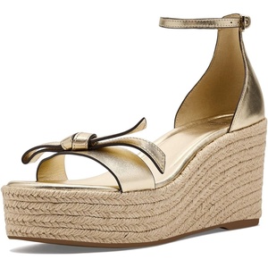 image:imagekate spade new york Loop Espadrille Wedge SandalsMetallic Pale Gold