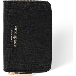 image:imagekate spade new york Morgan Magnetic Phone WalletCard Holder  Compatible with MagSafe Phones and Cases  Chalk PinkBlackDevin Zip