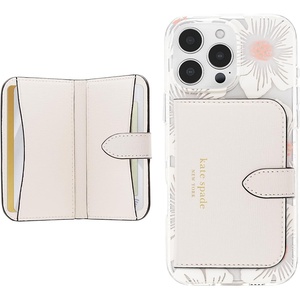 image:imagekate spade new york Morgan Magnetic Phone WalletCard Holder  Compatible with MagSafe Phones and Cases  Chalk PinkMorgan  Cream