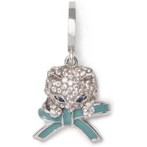 image:imagekate spade new york One In A Million CharmClearSilver Cat
