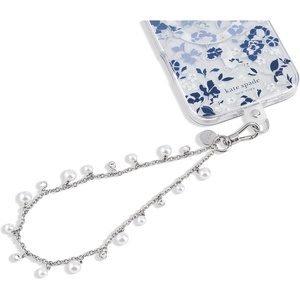 image:imagekate spade new york Phone Charm Wrist Strap  Detachable Cell Phone Lanyard  High ShineDazzling Pearl