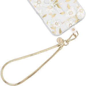 image:imagekate spade new york Phone Charm Wrist Strap  Detachable Cell Phone Lanyard  High ShineHeart of Gold