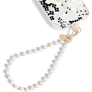 image:imagekate spade new york Phone Charm Wrist Strap  Detachable Cell Phone Lanyard  High ShineSea Pearl