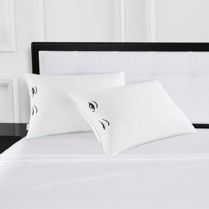 image:imagekate spade new york Pillows 20 x 28 233 Thread Count Medium Firm Pillows Ideal for All Sleep Positions Set of 2 Queen WhiteKing