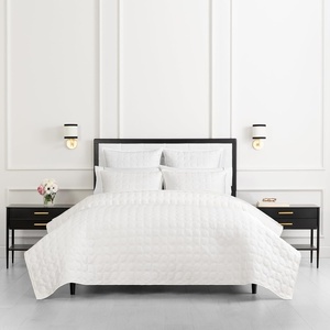 image:imagekate spade new york Scalloped Edge Euro Sham 26 x 26 Decorative Pillow Cover Single 100 Cotton Cover Machine Washable NavyMarshmallow