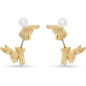 image:imagekate spade new york Secret Garden StudsCreamGold Bunny