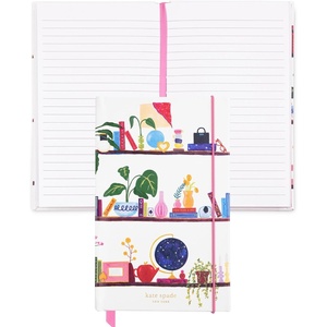 image:imagekate spade new york Take Note Large Notebook Journal Vegan Leather Hardcover Journal Diary Includes 168 Lined Pages 825 x 525 Writing Pad Charmed Library