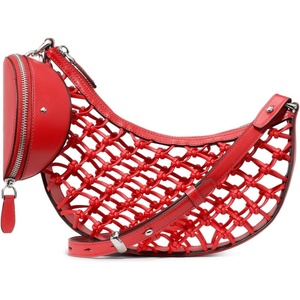image:imagekate spade new york Womens Duo Crossbody BagHeirloom Tomato Knotted Woven