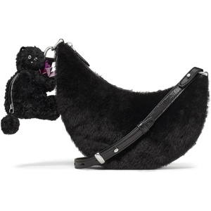 image:imagekate spade new york Womens Duo Crossbody BagShearling Black With Bear Charm
