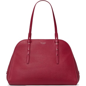 image:imagekate spade new york Womens Pebbled Leather Maise CarryallRed Jam