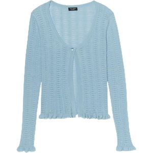 image:imagekate spade new york Womens Pointelle Lace Knit CardiganPristine Pool