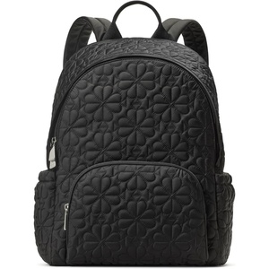 image:imagekate spade new york Womens Tilly Quilted Fabric Large Backpack Black One SizeBlack
