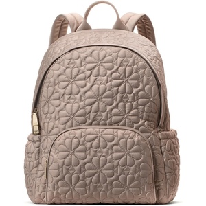 image:imagekate spade new york Womens Tilly Quilted Fabric Large Backpack Black One SizeCity Scape