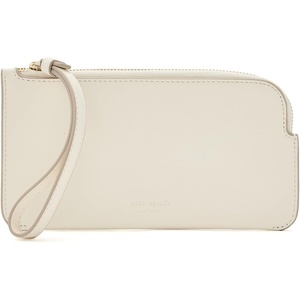 image:imagekate spade new york Womens Zippy Smooth Leather Small WristletCashew Milk