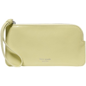 image:imagekate spade new york Womens Zippy Smooth Leather Small WristletPale Citron