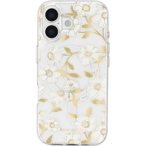 image:imagekate spade new york iPhone 17 Case  Tortoise Brown  Compatible with MagSafe  Lightweight Designer Case for iPhone 17 with AntiScratch Coating and Speckled Tortoise DesignSunshine Floral Gems