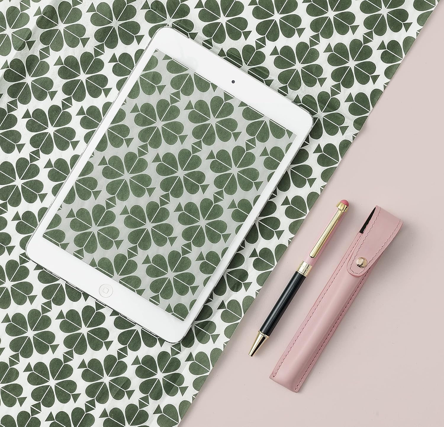 image:imageKate Spade New York Stylus Pen for Touch Screens Metal Ballpoint Pen with Black Ink and Storage Pouch ColorblockColorblock