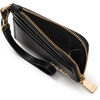 image:imageDevin Saffiano Leather Coin Card Case WristletBlack 2