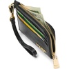 image:imageDevin Saffiano Leather Coin Card Case WristletColorblocked Timeless Taupe Multi
