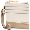 image:imageDevin Saffiano Leather Coin Card Case WristletColorblocked Timeless Taupe Multi