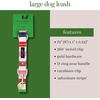 image:imageKate Spade New York 6ft Dog Leash Heavy Duty Lead for Female or Male Dogs Cute Pet Leash with Gold Metal Hardware Long Dog Lead for Medium and Large Breeds Red and PinkAdventure Stripe