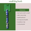image:imageKate Spade New York 6ft Dog Leash Heavy Duty Lead for Female or Male Dogs Cute Pet Leash with Gold Metal Hardware Long Dog Lead for Medium and Large Breeds Red and PinkNavy Gingham