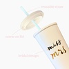 image:imageKate Spade New York Acrylic Bridal Tumbler with Lid and Straw 20 oz Tumbler for Bride to Be Slim Double Wall Tumbler Miss to Mrs White20 Ounces