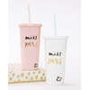 image:imageKate Spade New York Acrylic Bridal Tumbler with Lid and Straw 20 oz Tumbler for Bride to Be Slim Double Wall Tumbler Miss to Mrs White20 Ounces Pack of 2