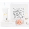 image:imageKate Spade New York Acrylic Bridal Tumbler with Lid and Straw 20 oz Tumbler for Bride to Be Slim Double Wall Tumbler Miss to Mrs White20 Ounces Pack of 2