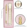 image:imageKate Spade New York Black Ink Ballpoint Pen with Stylus Tip and Storage Pouch Gold Dots