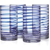 image:imageKate Spade New York Charlotte Street 2Piece Dof Glass Set 185 LB BlueHigh Ball Glasses