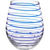 image:imageKate Spade New York Charlotte Street 2Piece Dof Glass Set 185 LB BlueStemless Wine Glasses