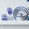 image:imageKate Spade New York Charlotte Street 2Piece Dof Glass Set 185 LB BlueWine Glasses