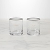 image:imageKate Spade New York Cheers to Us Sweet amp Dry Wine Glasses Set of 2 088 ClearDouble Old Fashion Glasses  Set of 2