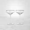 image:imageKate Spade New York Cheers to Us Sweet amp Dry Wine Glasses Set of 2 088 ClearMartini Glasses  Set of 2