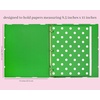image:imageKate Spade New York Cute 1 Inch Binder Holds Letter Size Paper 3 Ring Binder with Tab Dividers and Pockets GreenJoy Dot