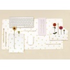 image:imageKate Spade New York Decorative Desk Pad Vegan Leather Keyboard and Mouse Pad for Desktop Gold Dot with Script