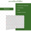image:imageKate Spade New York Expanding File Organizer 12Pocket Folder Faux Leather File Folio with Magnetic Closure Letter Size Document Holder Ladybug Dot