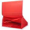 image:imageKate Spade New York Expanding File Organizer 12Pocket Folder Faux Leather File Folio with Magnetic Closure Letter Size Document Holder Ladybug Dot
