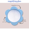 image:imageKate Spade New York Handheld Blue Flower Shaped Decorative Magnifying Glass for Desktop Reading Flower