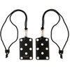image:imageKate Spade New York ID Badge Holder with Lanyard Vegan Leather Slim Card Wallet Name Tag Case for Work School or Travel Gold Dot with ScriptPicture Dot